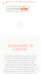 Mobile Screenshot of controlsite.nl