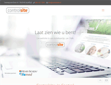 Tablet Screenshot of controlsite.nl